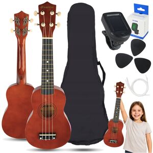 SUPRIMO UK21 SET DW ukulele sopranowe 21"" ciemne