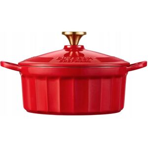 Σμάλτο χυτοσίδηρου BUYDEEM 2,9L, μοντέλο CP521, χρώμα Koi Red