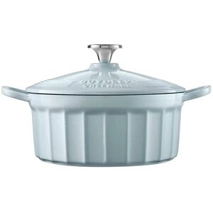 BUYDEEM Σμάλτο χυτοσίδηρο 2,9L, μοντέλο CP521, χρώμα White Blue