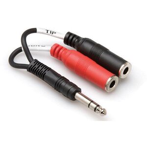 Hosa - Stereo Breakout TRS 6.35mm - 2 x TSf 6.35mm