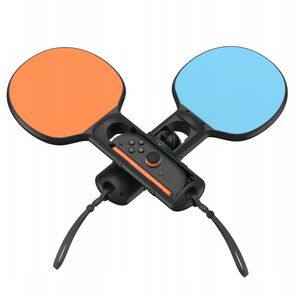 YAXO Σετ Λαβής για Joy-Con TENNIS SET για NS/NS2 Inferno Πορτοκαλί & Hydro Μπλε