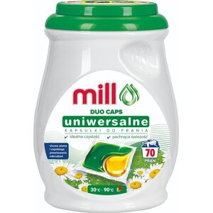 Mill Kapsułki do prania koloru i białego MILL Duo Professional 70szt
