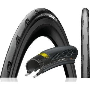 Continental Opona Continental Grand Prix 5000 Vectran 700x23C czarna, zwijana, Black Chili uniwersalny