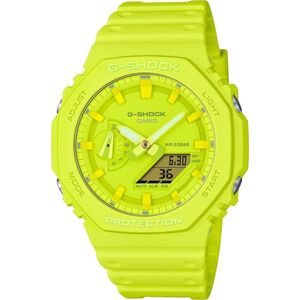 Zegarek Casio Zegarek marki Casio model GA-2100-9A9ER kolor Zółty. Akcesoria męski. Sezon: Cały rok NoSize