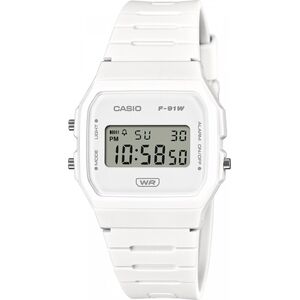 Casio Vintage Zegarek dla dzieci Casio F-91WB-7AEF biały