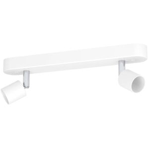 Φωτιστικό Spot EGLO STECCI-E, 2 x GU10, max 2 x 5 W, λευκό/χρώμιο, 30x4.5x7.5cm