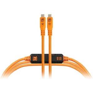 Tether Tools LeverLock&Cable Kit Optima 10G ευθεία πορτοκαλί 4,6m