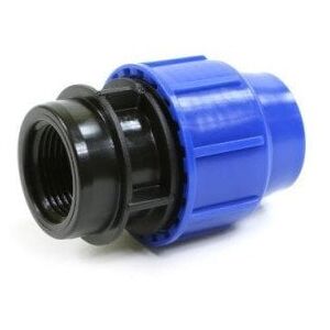 FEMALE ADAPTOR Ø32X1 PERLA BLUE