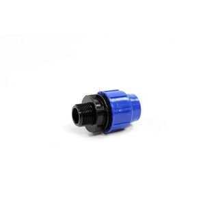 MALE ADAPTOR Ø50X11/2 PERLA BLUE