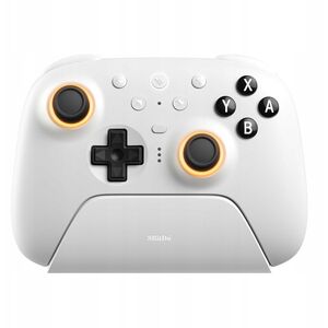 8BitDo Ultimate 2 Wireless BT game controller, PC/Switch, white