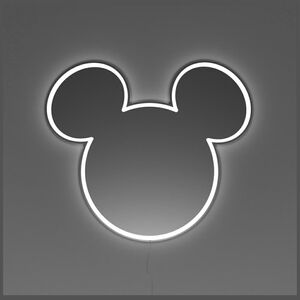 Νέον Yellowpop Disney Mickey Mirror ασημένιος