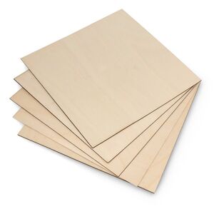 Κόντρα πλακέ σημύδας - 1mm - 200x200mm - κατηγορία 1/1 - 5τεμ.