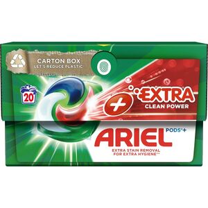 WASHING CAPS ARIEL EXTRA CLEAN 20PCS