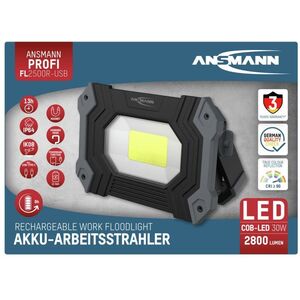 Φακός εργασίας Ansmann FL2500R, 2400 lumens, επαναφορτιζόμενη μπαταρία
