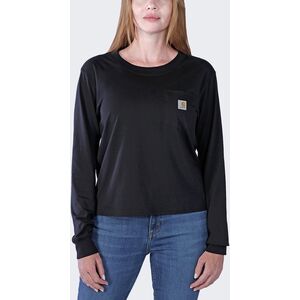 Μπλούζα με Μακρύ Μανίκι Carhartt Light Black