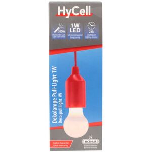 Λάμπα LED HyCell PL1W 25 lm 3xAAA κόκκινη