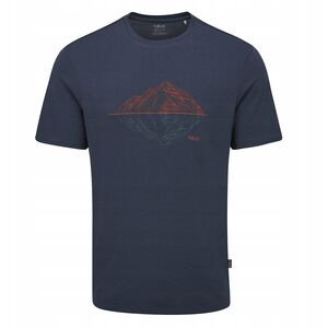 Μπλουζάκι crimp reflection tee-tempest blue-m RAB