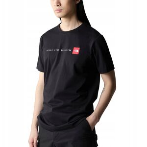 Μπλουζάκι ss never stop exploring tee-tnf black-l THE NORTH FACE