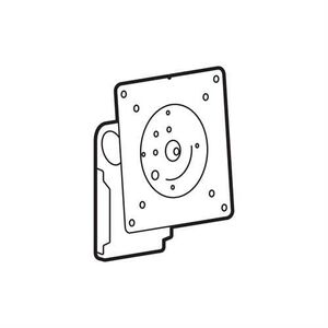 Ergotron LX Pro - Στοιχείο στήριξης (Pivot) - για επίπεδη οθόνη - Dual Direct - Σκούρο γκρι - Μέγεθος οθόνης: 68.6 cm (27") - Στήριξη βραχίονα