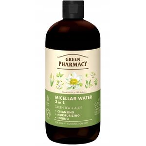 ΝΕΡΟ MICELLAR 3 ΣΕ 1 ΠΡΑΣΙΝΟ ΤΣΑΙ ΚΑΙ ΑΛΟΗ 500 ML