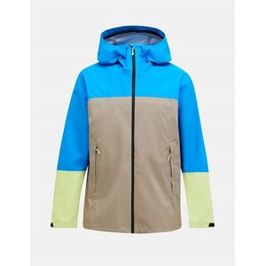 Αδιάβροχο μπουφάν Peak Perfomance Trail Hipe Shell Jacket - bril blue/avid beige/sunny adv