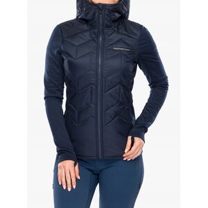 Γυναικείο Υβριδικό Μπουφάν Peak Performance Elevate Liner Hybrid Hood - blue shadow