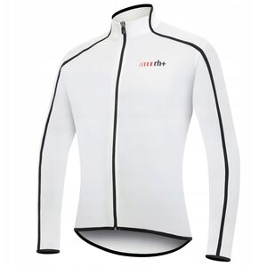 Μπλούζα ποδηλασίας RH+ Prime LS FZ WHITE-BLACK - XL