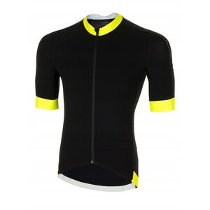 Vortice AirX Jersey BLACK/FLUO YELLOW/REFLEX - L