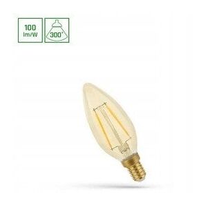 LED Κερί E14 230V 4.9W COG WW Retroshine Spectrum