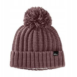 Γυναικείο χειμερινό σκουφί Jack Wolfskin Highloft Knit Beanie - κόκκινο κοράλλι