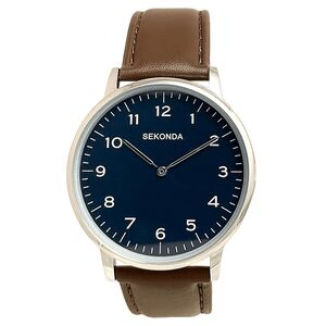 Sekonda, Sekonda, Quartz Leather Strap Watch, 1347.84, For Men For Men