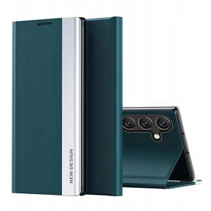 Θήκη Sleep Case Pro για Samsung Galaxy A56 με καπάκι και βάση - πράσινο