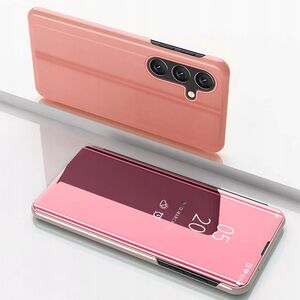 Θήκη Clear View Case για Samsung Galaxy A36 με καπάκι - ροζ