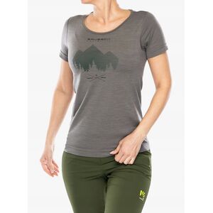 Γυναικεία μπλούζα με κοντό μανίκι OUTDOOR WOOL PRO γκρι XL - GÓRY 9