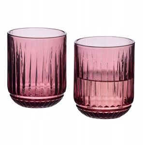 ELISE PURPLE Σετ 4 ποτήρια 260ml7,5x9,4cm