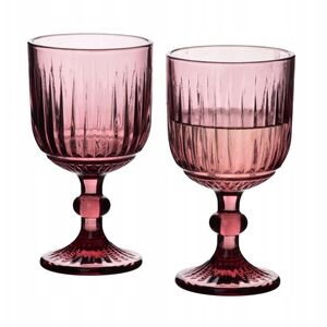 ELISE PURPLE Σετ 4 ποτήρια 350ml9x16,4cm