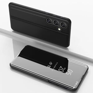 Θήκη Clear View Case για Samsung Galaxy A36 με καπάκι - μαύρο