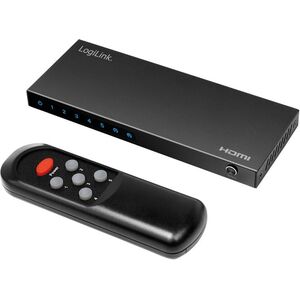 Switch LogiLink LogiLink Switch HDMI 5x1-Port, 4K/60Hz, HDCP, HDR, CEC, RC