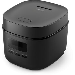 PHILIPS Μίνι μαγειρικό σκεύος ρυζιού σειράς 3000 μαύρο HD3080/80
