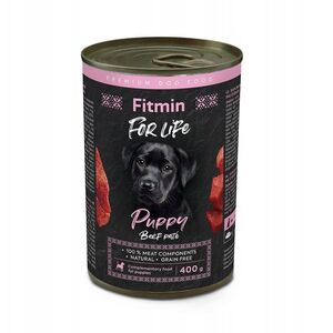 Fitmin For Life υγρή τροφή με βοδινό για κουτάβια 400g