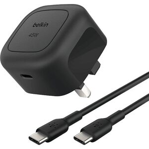Belkin BOOST Charge USB-C 45W PD PPS+USB-C Kab.sw.WCA013kq1MBK-B6