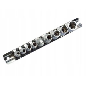 9τμχ. σετ καρυδάκια torx E5-16,1/4&3/8"GEKO (50)