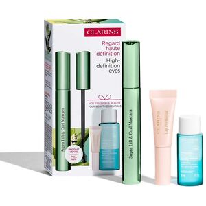 CLARINS ΣΕΤ (MASCARA SUPRALIFT& CURL 8ML + INSTANT EYE MAKEUP REMOVER 30ML NATURAL LIP PERFECTOR N. 20 5ML)