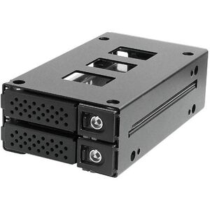 Πίσω πλαίσιο JOUJYE JJ-N-29SS15 για 2 SATA SAS I II III HDD/SSD 6,4cm/2,5Zoll έως 12Gbps Συμπεριλαμβάνονται γωνίες τοποθέτησης για θήκη 5,25Zoll