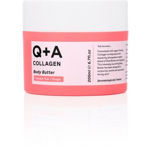 Βούτυρο σώματος Q+A Collagen Body Butter, με κολλαγόνο, 200 ml