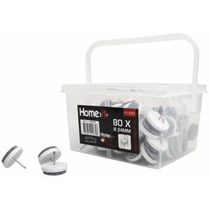 Τάπα ολίσθησης με τσόχα Ø24 mm. 80