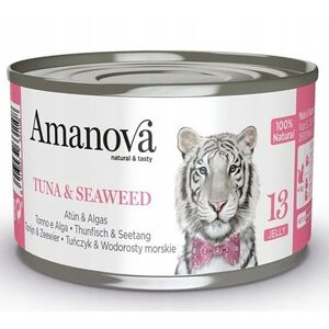 Amanova Κοτόπουλο Τόνος & Φύκια σε ζελέ κονσέρβα 70g