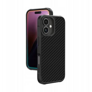 Θήκη θωρακισμένη AMAZINGTHING Titan Max Case με ίνες αραμιδίου 1500D για iPhone 16 - μαύρο