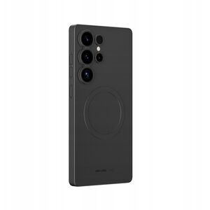 Θήκη σιλικόνης AMAZINGTHING Minimal Air Case με μαγνητικό δακτύλιο για Samsung Galaxy S25 Ultra - μαύρο