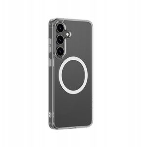 Θήκη σιλικόνης AMAZINGTHING Minimal Mag Case με μαγνητικό δακτύλιο για Samsung Galaxy S25+ - διαφανές